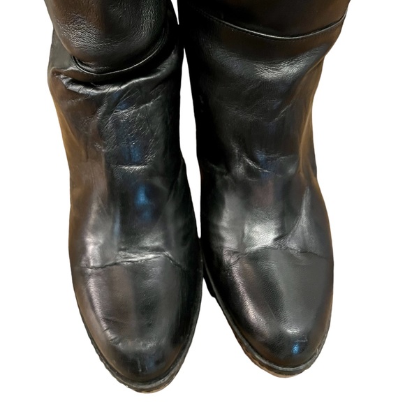 STUART WEITZMAN Buckley Over the Knee Leather Boots - Picture 7 of 12